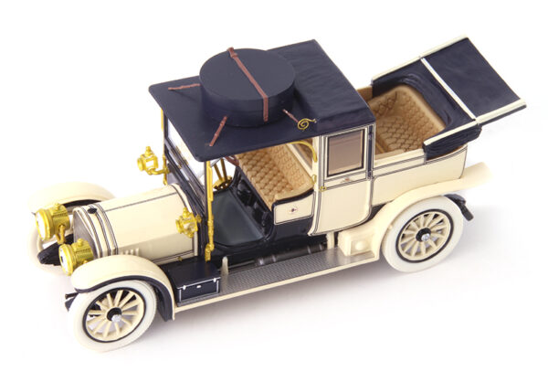 Mercedes Benz 38/70 PS 1911 Kettenwagen OFFEN Kaiser Wilhelm II ivory 1:43