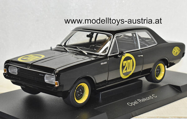 Opel Rekord C Coupe schwarze Witwe Black Widow 1:18