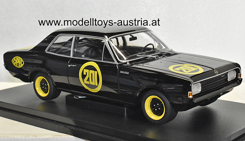 Opel Rekord C Coupe schwarze Witwe Black Widow 1:18 – Bild 2
