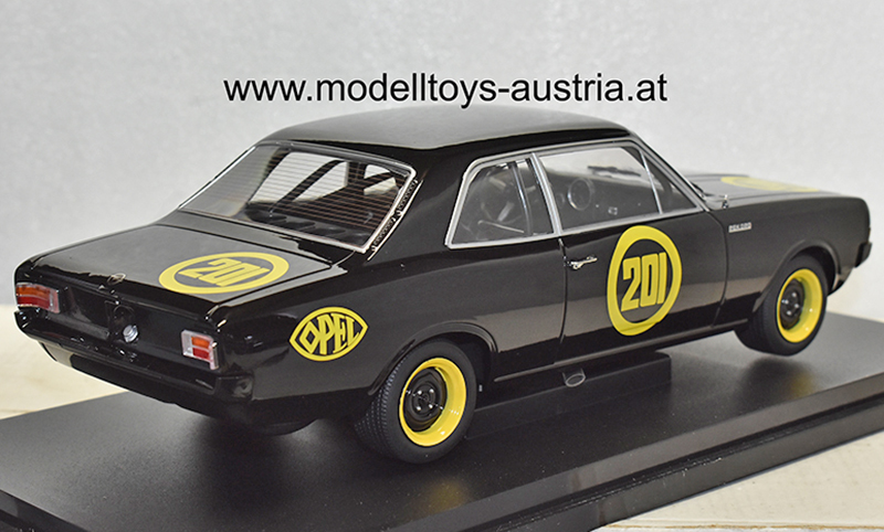 Opel Rekord C Coupe schwarze Witwe Black Widow 1:18 – Bild 3