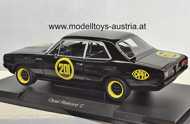 Opel Rekord C Coupe schwarze Witwe Black Widow 1:18 – Bild 4