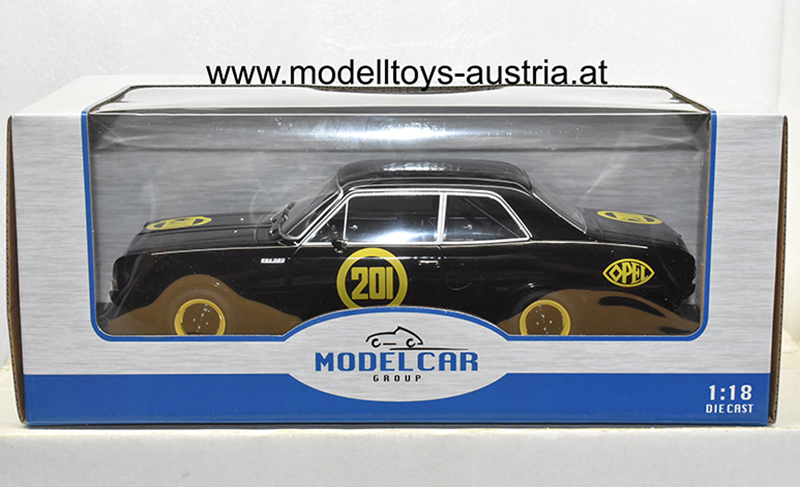 Opel Rekord C Coupe schwarze Witwe Black Widow 1:18 – Bild 6
