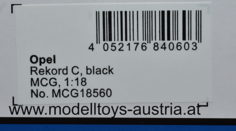 Opel Rekord C Coupe schwarze Witwe Black Widow 1:18 – Bild 7