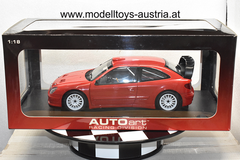 Citroen Xsara WRC 2004 PLAIN BODY Version rot 1:18 – Bild 6