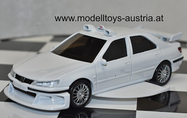 Peugeot 406 Limousine 1998 weiss TAXI TAXI Marseille 1:43