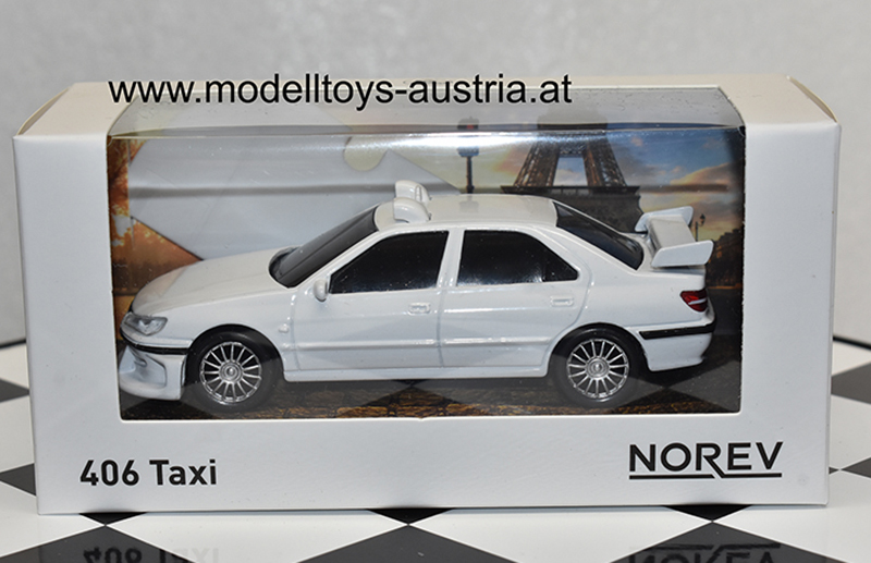 Peugeot 406 Limousine 1998 weiss TAXI TAXI Marseille 1:43 – Bild 8