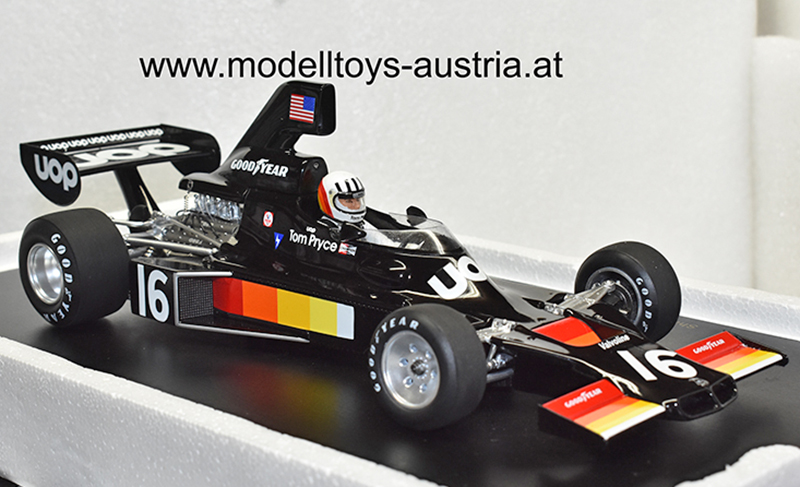 Shadow DN5 Ford 1975 Tom PRYCE Deutschland GP Nürburgring 1:18