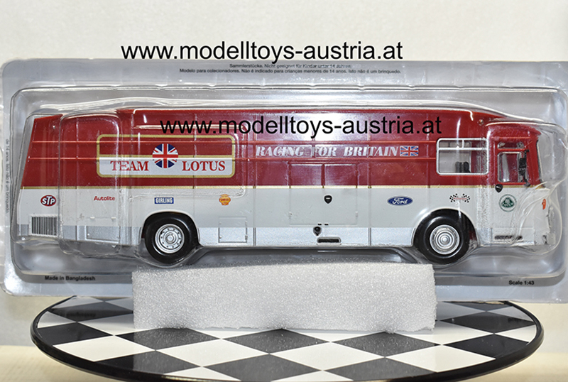 AEC 1967 Race Car Truck Renntransporter Formel 1 Team LOTUS Jochen RINDT 1:43 – Bild 4