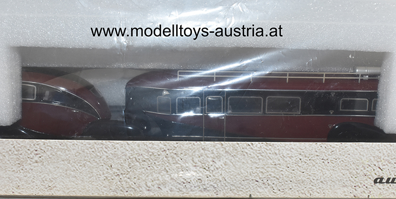 Zephyr Land Yacht Motorhome 1936 rot / schwarz 1:43