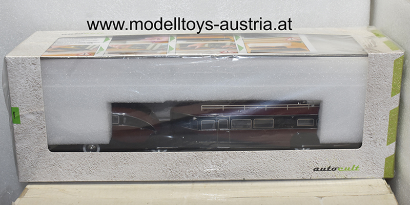 Zephyr Land Yacht Motorhome 1936 rot / schwarz 1:43